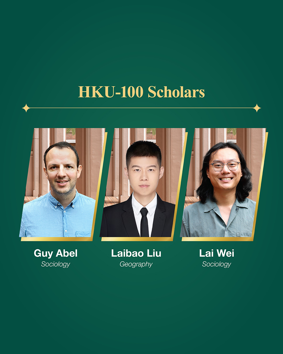 Elevating Academia: Introducing Our HKU-100 Scholars
