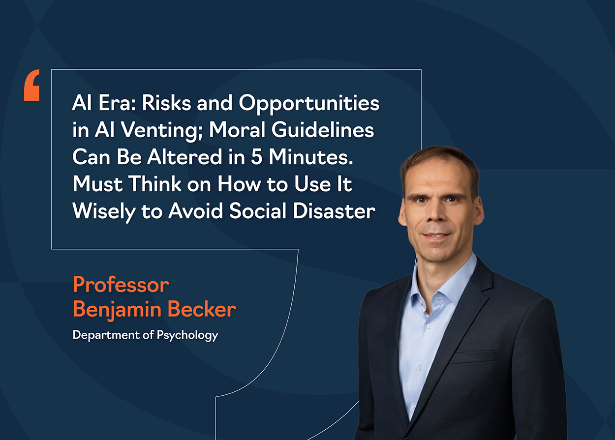 AI Era: Risks and Opportunities in AI Venting; Moral Guidelines Can Be Altered in 5 Minutes. HKU Psychology Professor: Must Think on How to Use It Wisely to Avoid Social Disaster