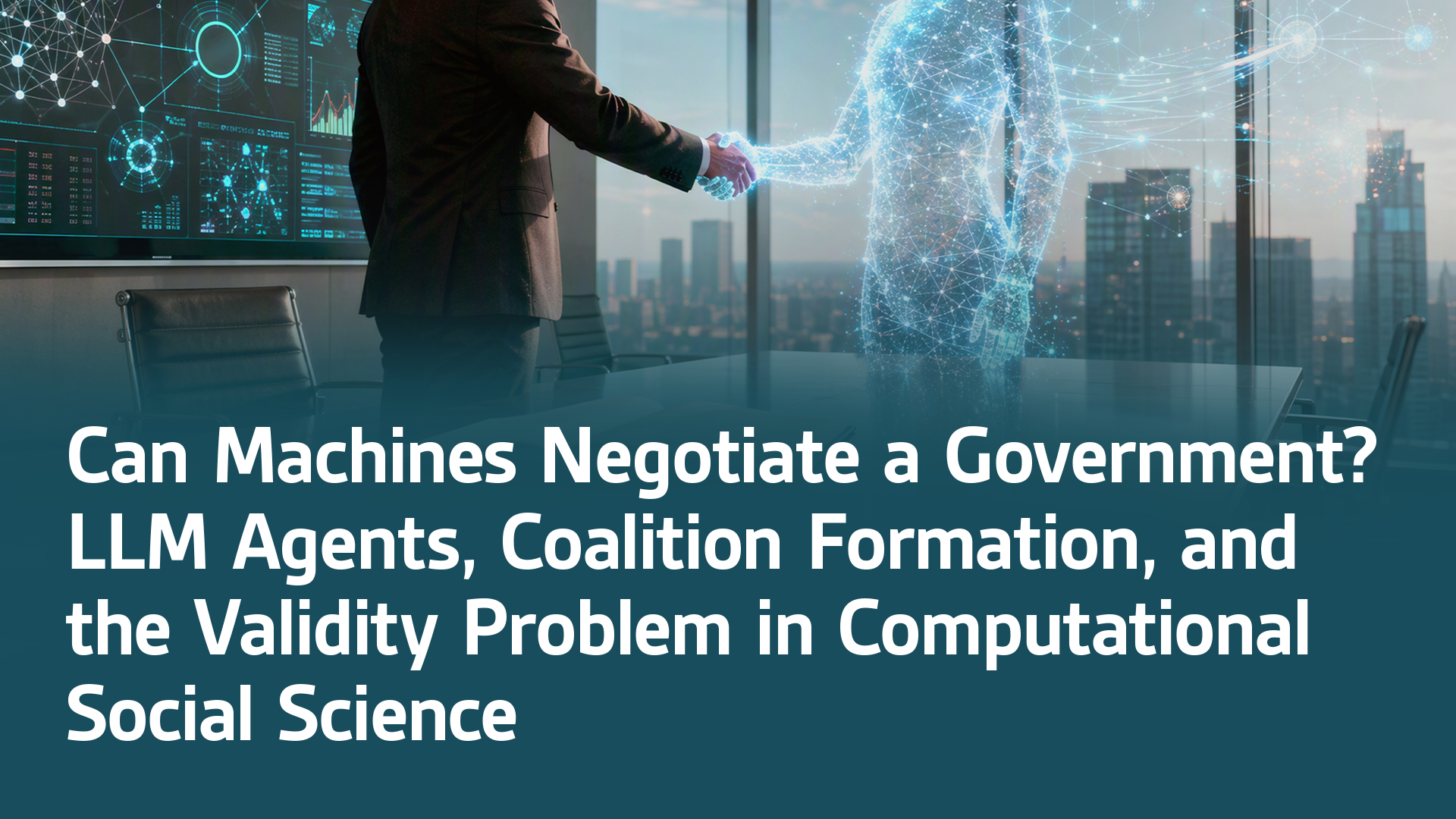 Can Machines Negotiate a Government? LLM Agents, Coalition Formation, and  the Validity Problem in Computational Social Science